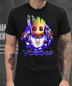 NFL Minnesota Vikings Baby Groot hoodie, sweater, longsleeve, shirt v-neck, t-shirt