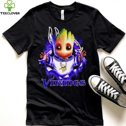 NFL Minnesota Vikings Baby Groot hoodie, sweater, longsleeve, shirt v-neck, t-shirt