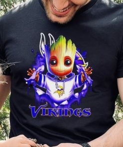 NFL Minnesota Vikings Baby Groot hoodie, sweater, longsleeve, shirt v-neck, t-shirt