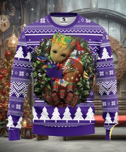 NFL Minnesota Vikings Groot Hug Christmas Ugly Sweater