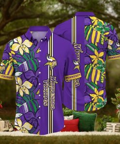 NFL Minnesota Vikings Hawaii Shirt Flower Chic Aloha Fashion