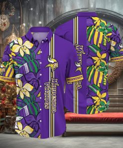 NFL Minnesota Vikings Hawaii Shirt Flower Chic Aloha Fashion