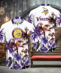 NFL Minnesota Vikings Hawaii Shirt Palm Tree Aloha Shirt For Fans