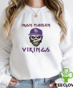 NFL Minnesota Vikings Iron Maiden Rock Band Music Football Sports T Shirt