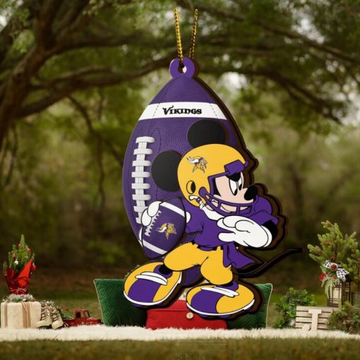 NFL Minnesota Vikings Mickey Mouse Christmas Ornament