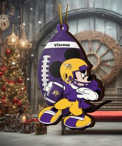 NFL Minnesota Vikings Mickey Mouse Christmas Ornament