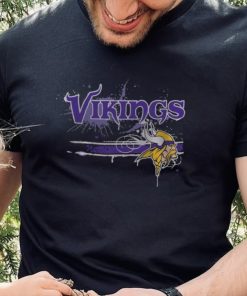 NFL Minnesota Vikings Paint Splateer Fullprinted T Shirt