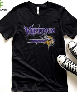 NFL Minnesota Vikings Paint Splateer Fullprinted T Shirt