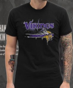 NFL Minnesota Vikings Paint Splateer Fullprinted T Shirt