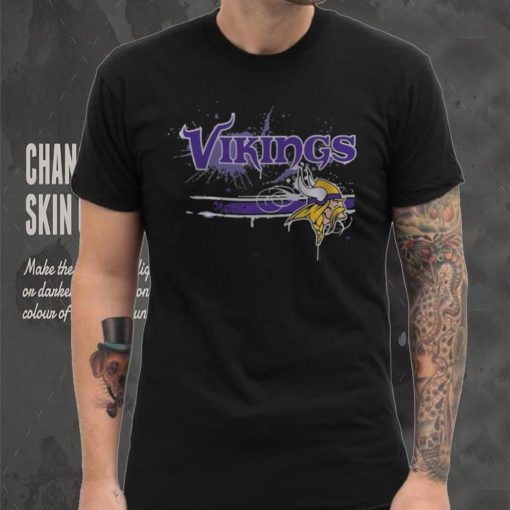 NFL Minnesota Vikings Paint Splateer Fullprinted T Shirt