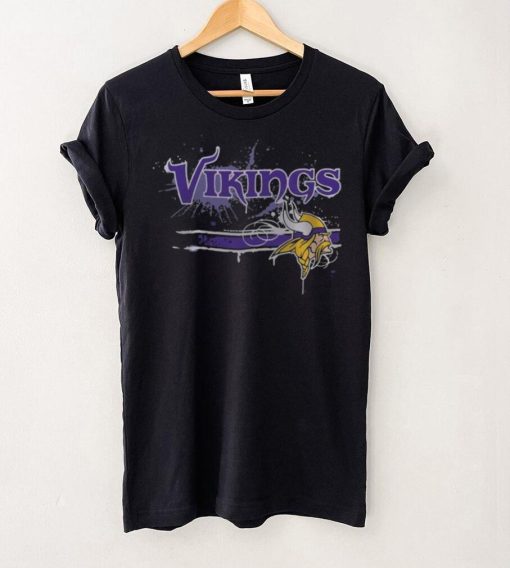 NFL Minnesota Vikings Paint Splateer Fullprinted T Shirt