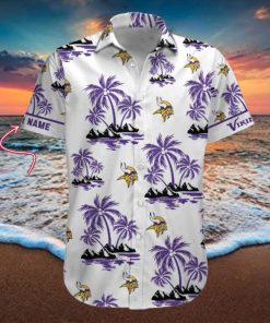 NFL Minnesota Vikings Palm Tree Tropical Summer Hawaiian Shirt