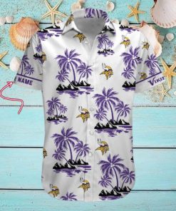 NFL Minnesota Vikings Palm Tree Tropical Summer Hawaiian Shirt