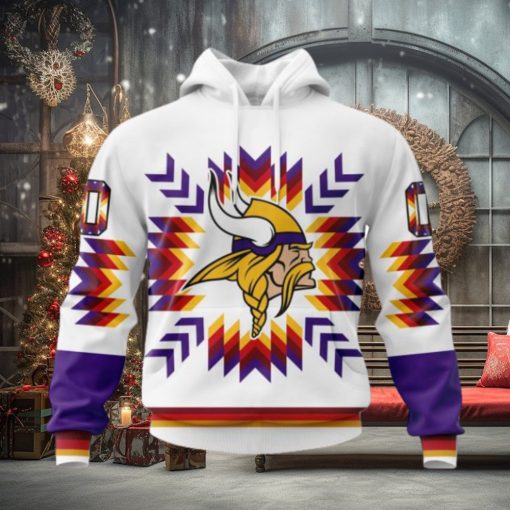 NFL Minnesota Vikings Special Design With Native Pattern Hoodie
