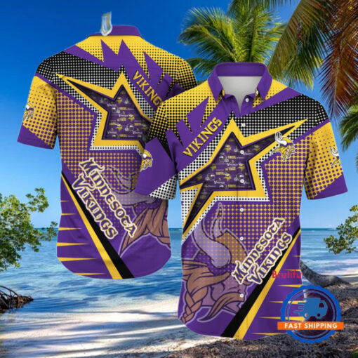 NFL Minnesota Vikings Special Football Team Star Hawaiian Shirts