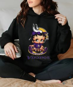 NFL Minnesota Vikings T Shirt Betty Boop Football Thoodie, sweater, longsleeve, shirt v-neck, t-shirt