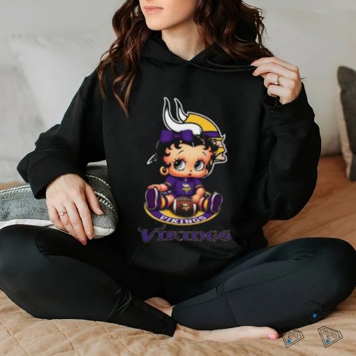 NFL Minnesota Vikings T Shirt Betty Boop Football Thoodie, sweater, longsleeve, shirt v-neck, t-shirt