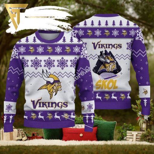 NFL Minnesota Vikings Ugly Christmas Holiday Sweater