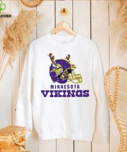 NFL Minnesota Vikings football helmet deer antlers Christmas lights logo shirt