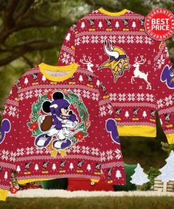 NFL Minnesota Vikings x Mickey Mouse Christ Ugly Sweater