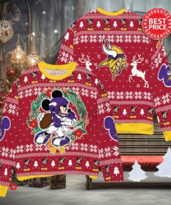 NFL Minnesota Vikings x Mickey Mouse Christ Ugly Sweater