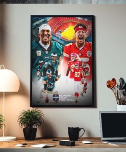 NFL Monday Night Football Philadelphia Eagles Versus Kansas City Chiefs Home Decorations Poster Canvas