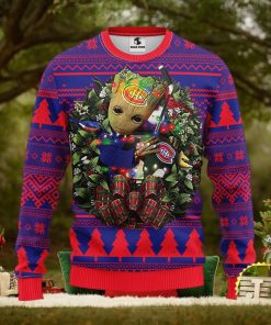 NFL Montreal Canadians Groot Hug Christmas Ugly Sweater