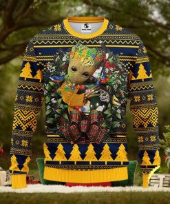 NFL Nashville Predators Groot Hug Christmas Ugly Sweater