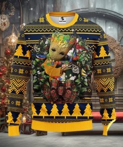 NFL Nashville Predators Groot Hug Christmas Ugly Sweater