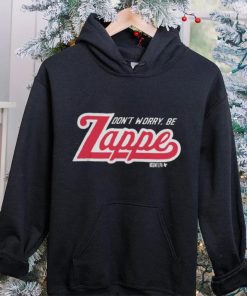 NFL New England Patriots Bailey Zappe Don't Worry Be Zappe Black Shirt