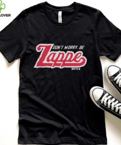 NFL New England Patriots Bailey Zappe Don't Worry Be Zappe Black Shirt