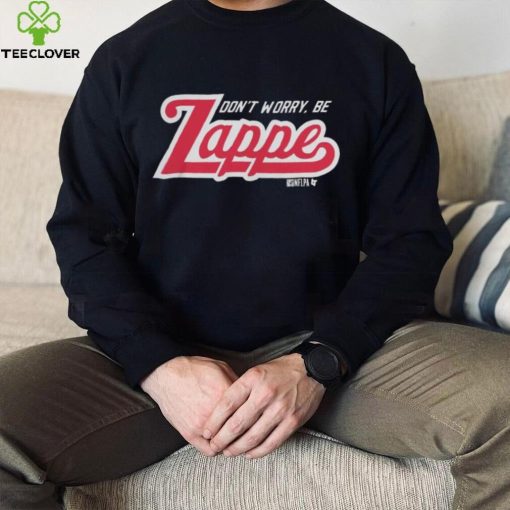 NFL New England Patriots Bailey Zappe Don’t Worry Be Zappe Black Shirt