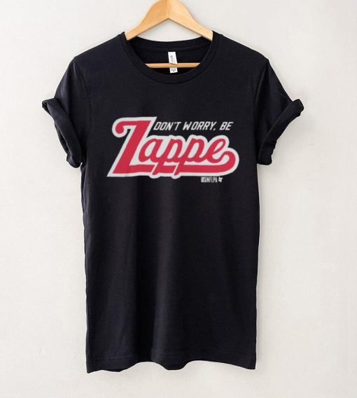 NFL New England Patriots Bailey Zappe Don’t Worry Be Zappe Black Shirt