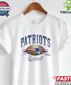 NFL New England Patriots Football T Shirt 2 NFL New England Patriots Football T Shirt