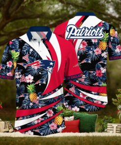 NFL New England Patriots Hawaii Shirt Flower Classic Hawaiian Prints