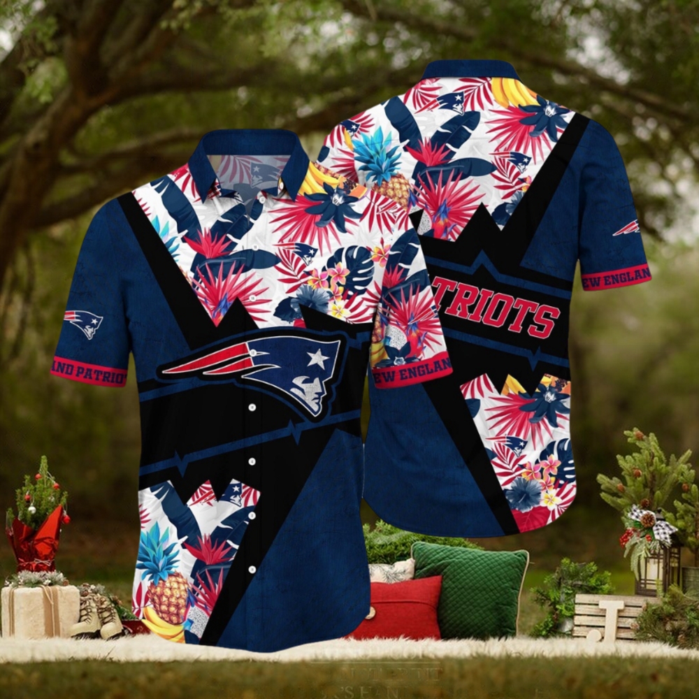 NFL New England Patriots Hawaii Shirt Flower Island Inspired Apparel NFL New England Patriots Hawaii Shirt Flower Island Inspired Apparel