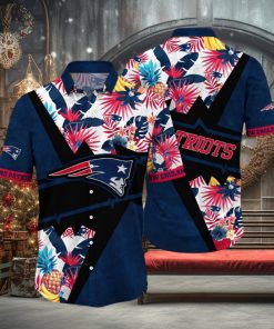 NFL New England Patriots Hawaii Shirt Flower Island Inspired Apparel