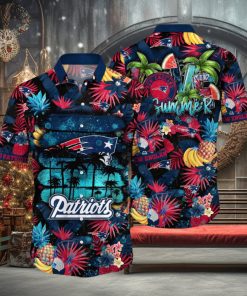 NFL New England Patriots Hawaii Shirt Flower Relaxed Island Wear