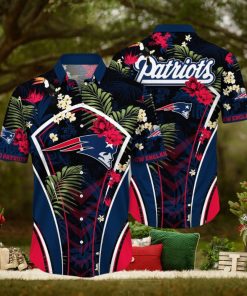 NFL New England Patriots Hawaii Shirt Flower Vibrant Beachy Shirts