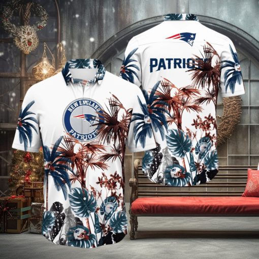 NFL New England Patriots Hawaii Shirt Palm Tree Aloha Shirt For Fans