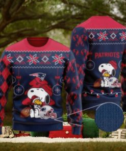 NFL New England Patriots Knitted Christmas Sweater Angelic