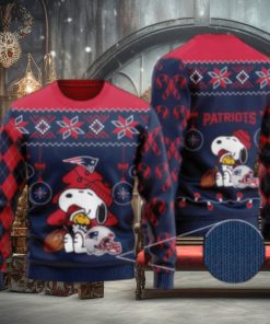 NFL New England Patriots Knitted Christmas Sweater Angelic