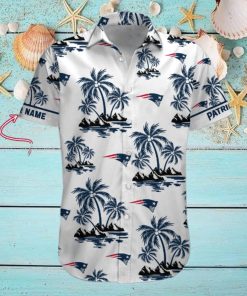 NFL New England Patriots Palm Tree Tropical Summer Hawaiian Shirt