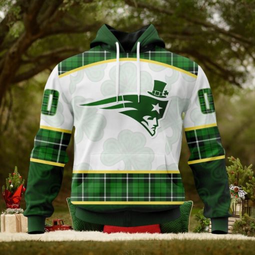 NFL New England Patriots Special Design For St. Patrick Day Hoodie