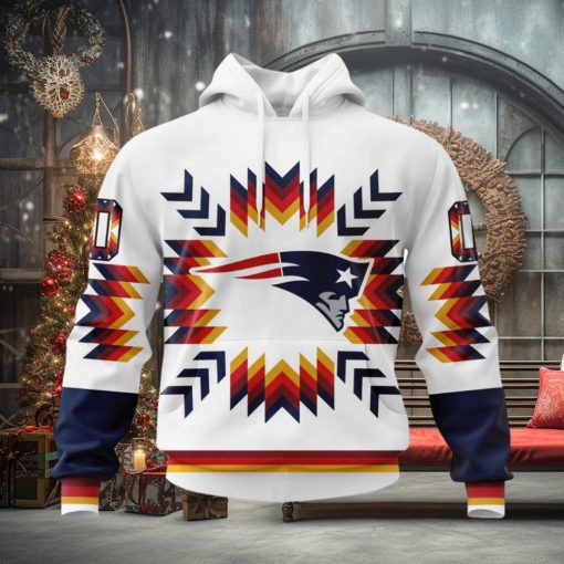 NFL New England Patriots Special Design With Native Pattern Hoodie