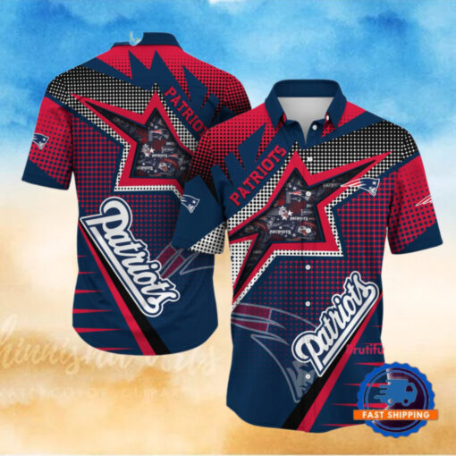 NFL New England Patriots Special Football Team Star Hawaiian Shirts