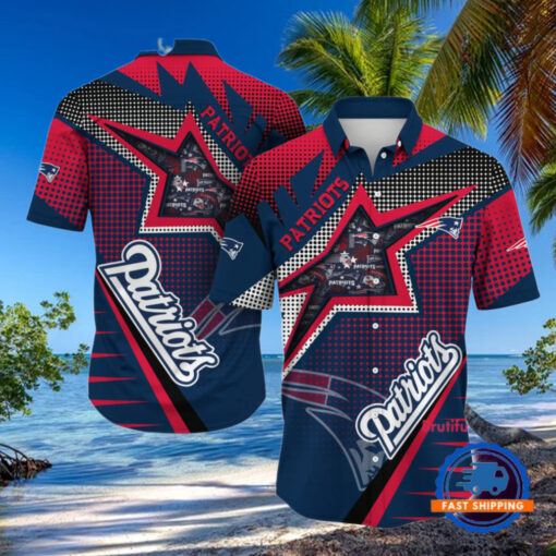 NFL New England Patriots Special Football Team Star Hawaiian Shirts
