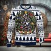 Ho Ho Ho Teacher With A Book Wearing Dr Seuss Hat And Christmas Pattern For Teachers On National Knitting Pattern Ugly Christmas Sweater