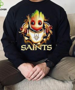 NFL New Orleans Saints Baby Groot hoodie, sweater, longsleeve, shirt v-neck, t-shirt