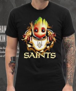 NFL New Orleans Saints Baby Groot hoodie, sweater, longsleeve, shirt v-neck, t-shirt